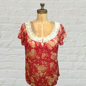 Denim & Supply Gauze Top